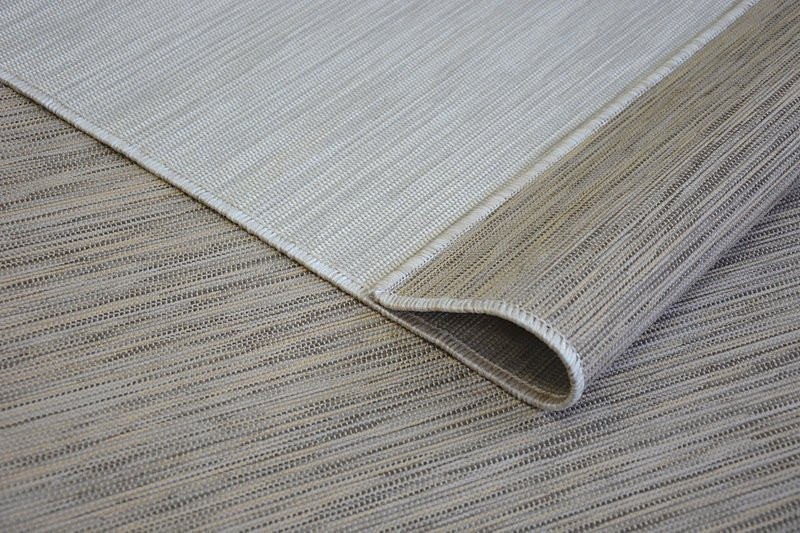 Exteriérový Oboustranný Koberec SIZAL DOUBLE 29201/075 melanž krém/melanž béž