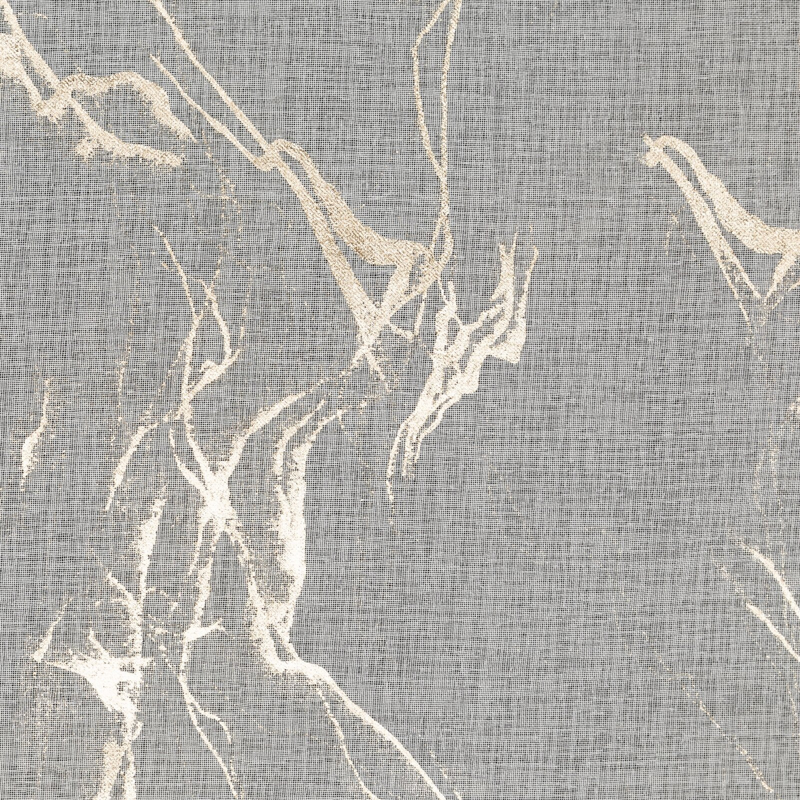 Hotová záclona ALINA bílá / zlatá - na pásce