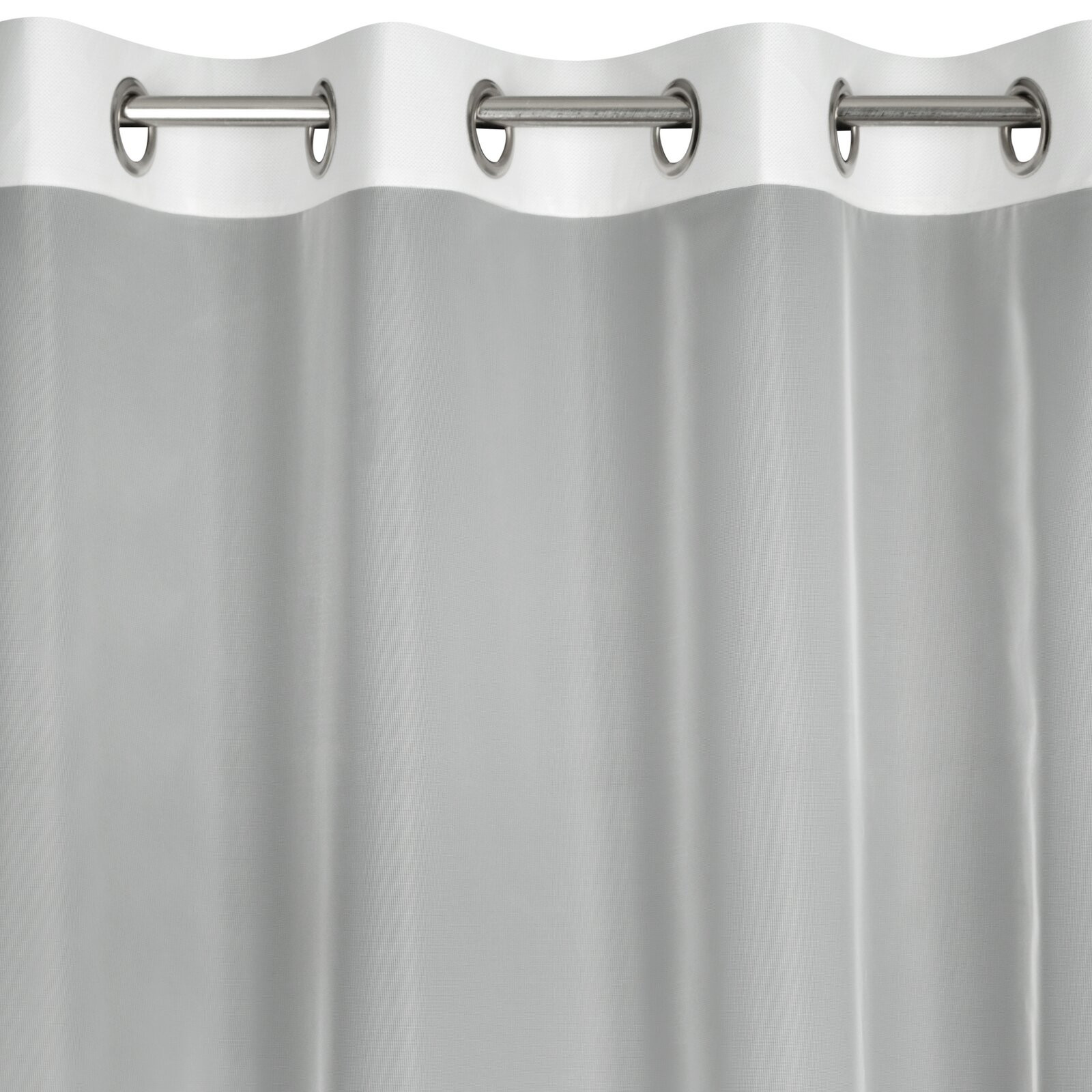 Hotová záclona ALVIN bílá - na průchodkách