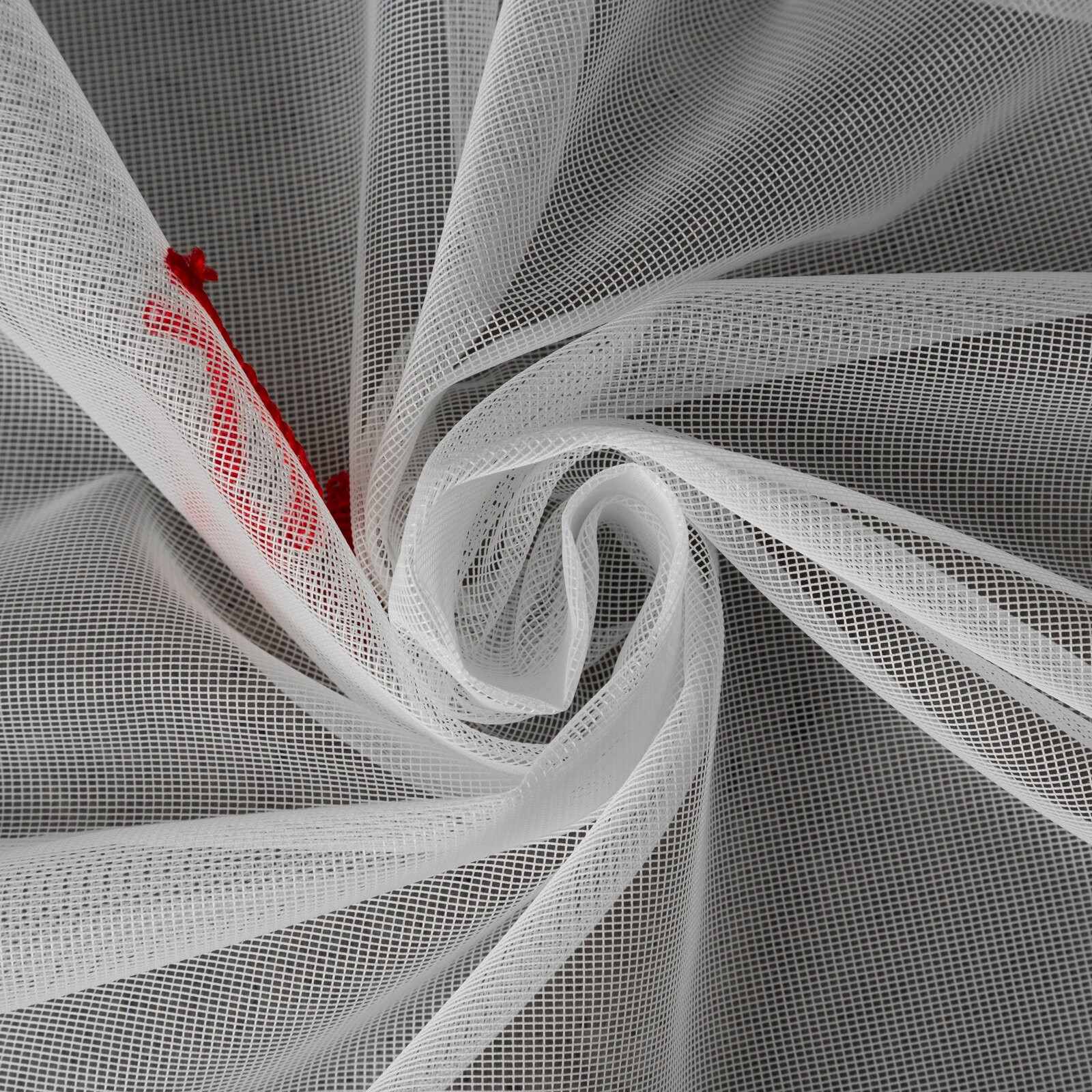 Hotová záclona ALVIN bílá - na průchodkách