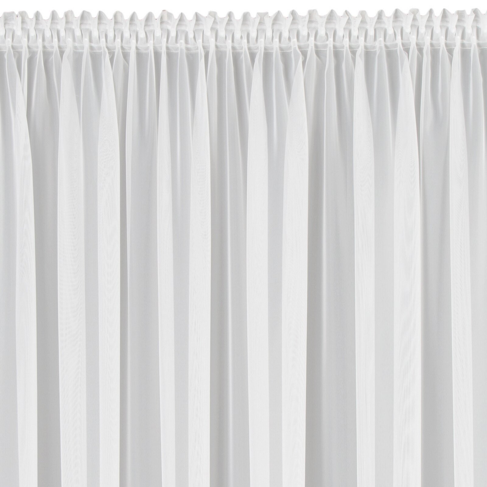 Hotová záclona CANDY bílá - na pásce