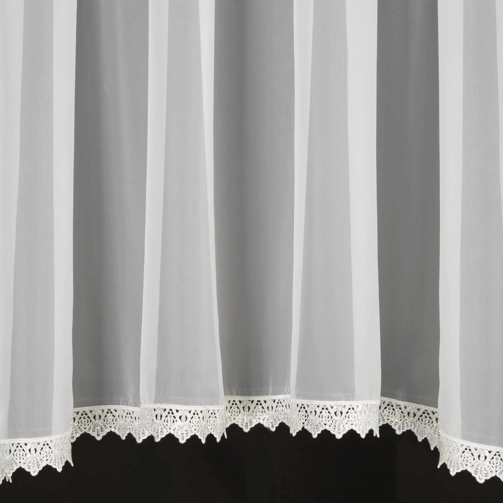 Hotová záclona CANDY bílá - na pásce