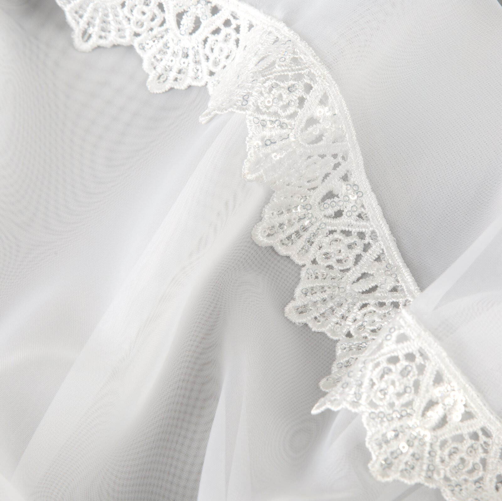 Hotová záclona CANDY bílá - na pásce