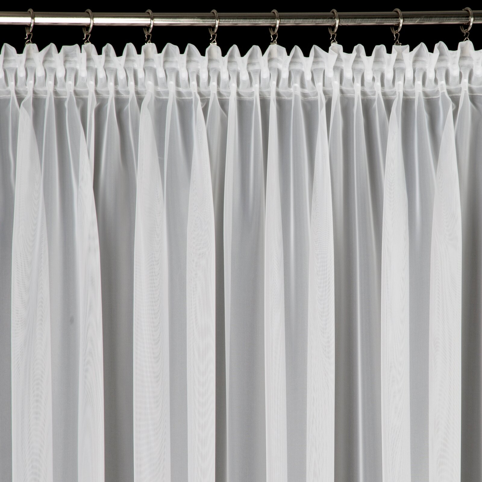 Hotová záclona CANDY bílá - na pásce