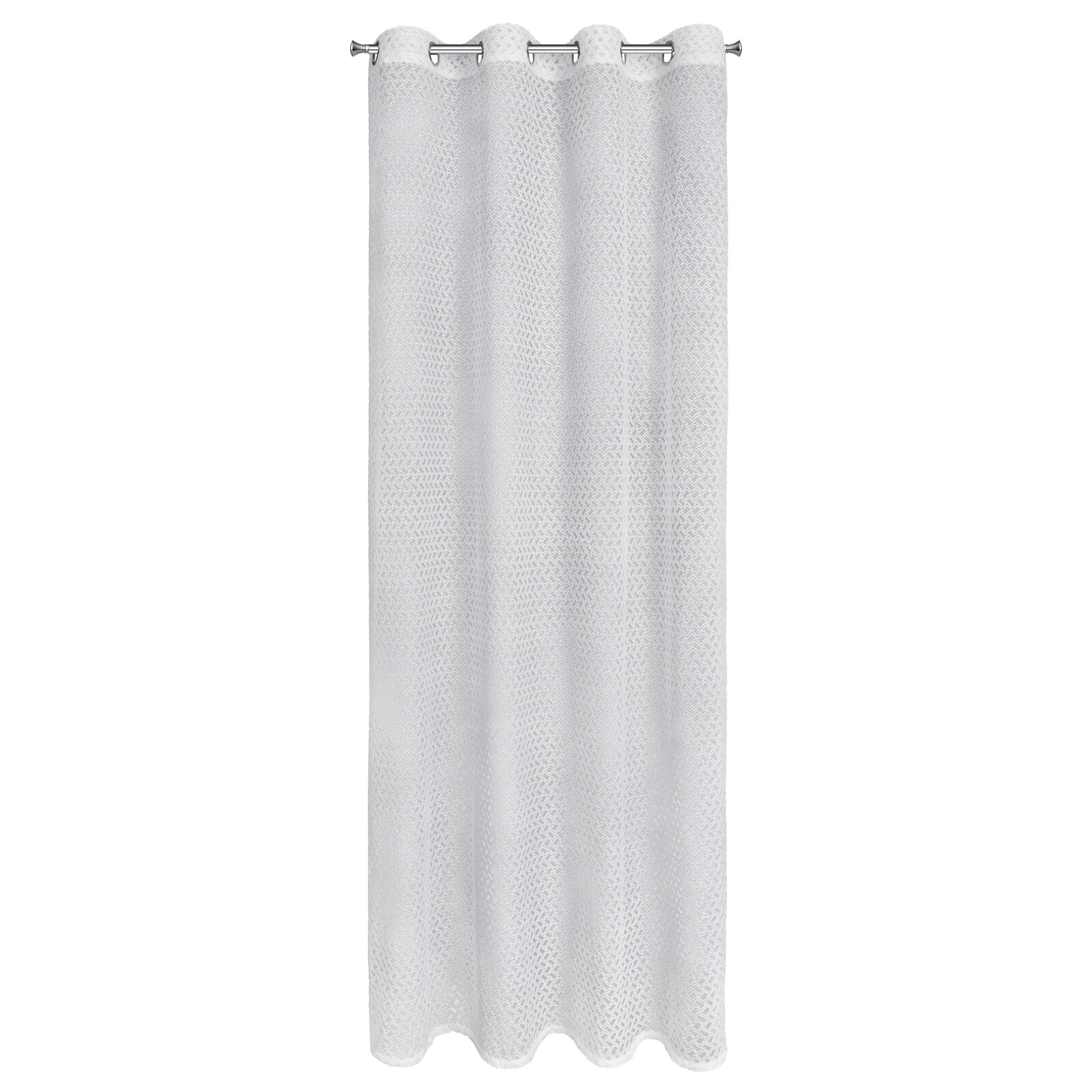 Hotová záclona CINDY bílá - na průchodkách