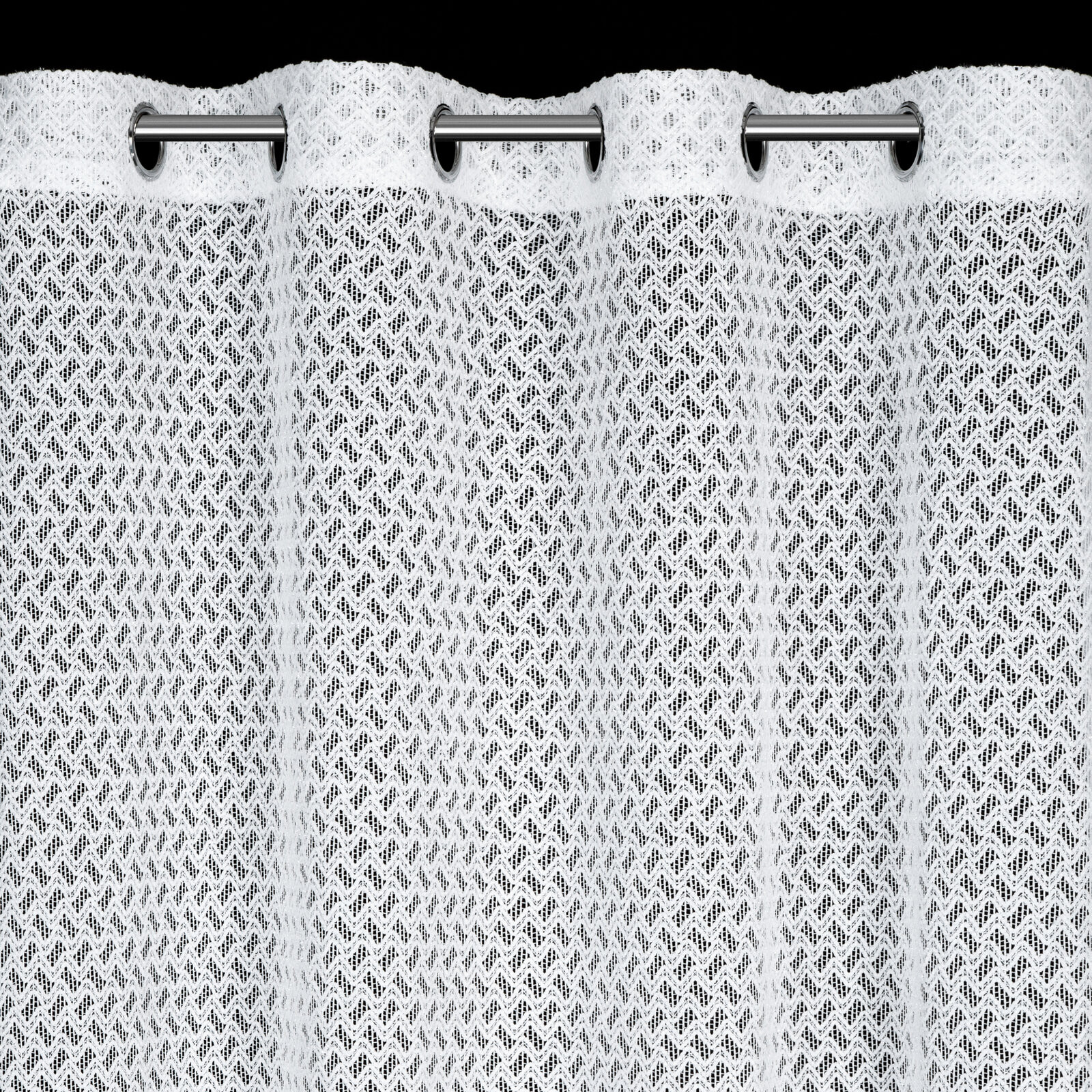 Hotová záclona CINDY bílá - na průchodkách