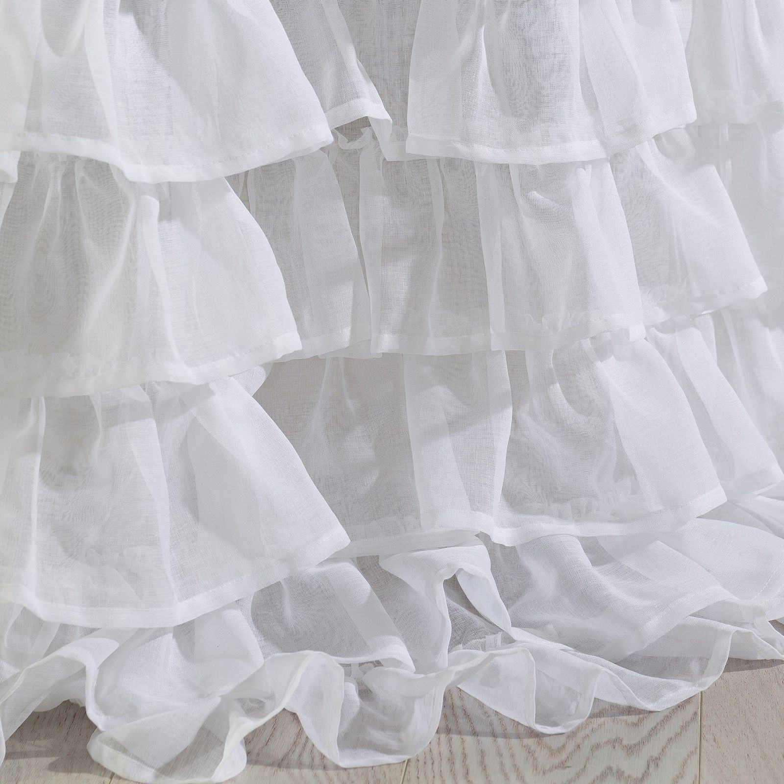 Hotová záclona DOLLY bílá - na pásce