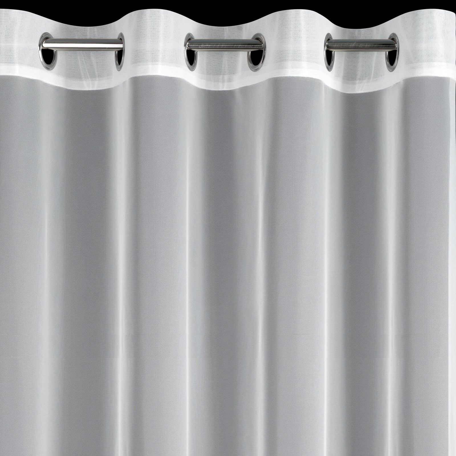 Hotová záclona HANA B bílá - na průchodkách