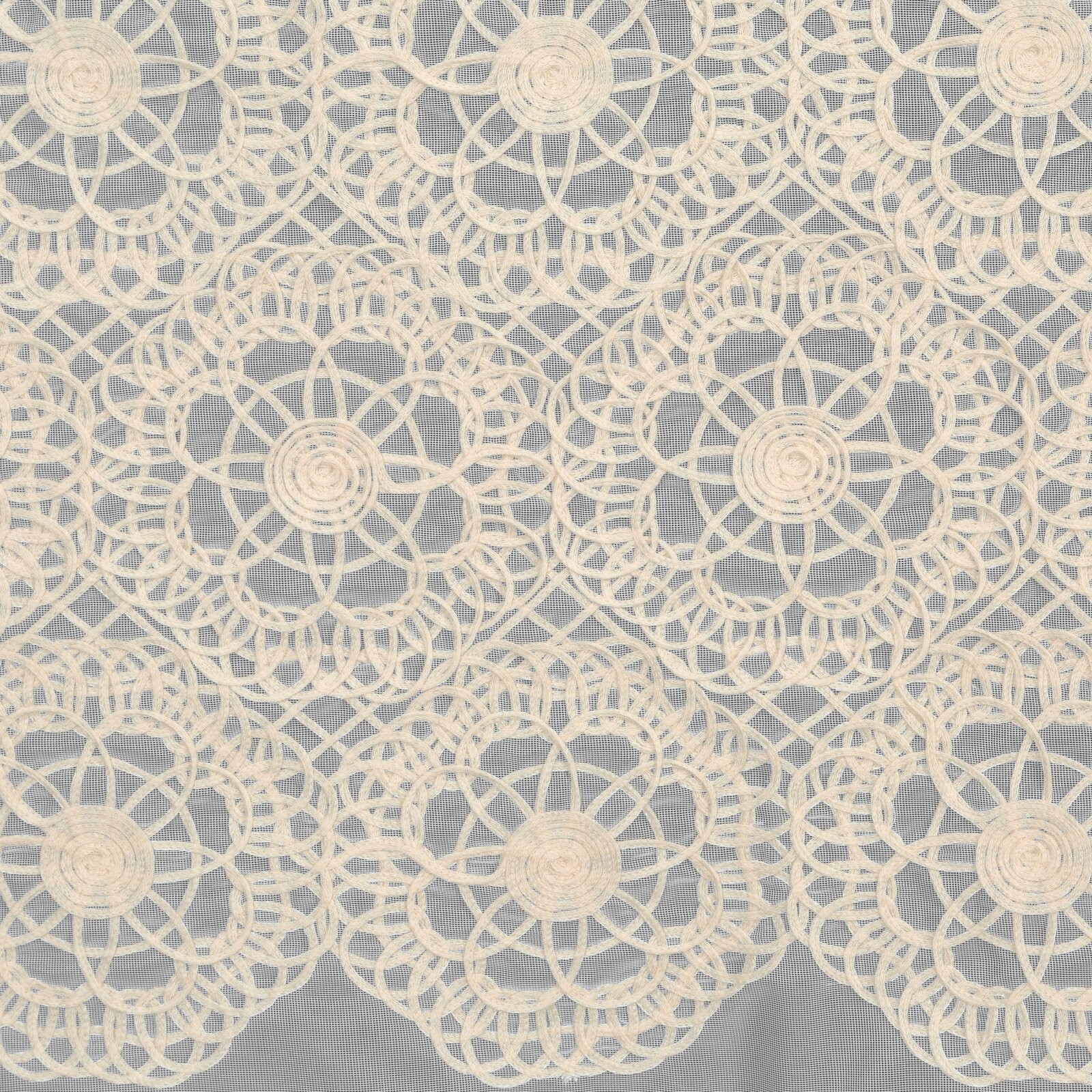 Hotová záclona LIZA béžová - na průchodkách