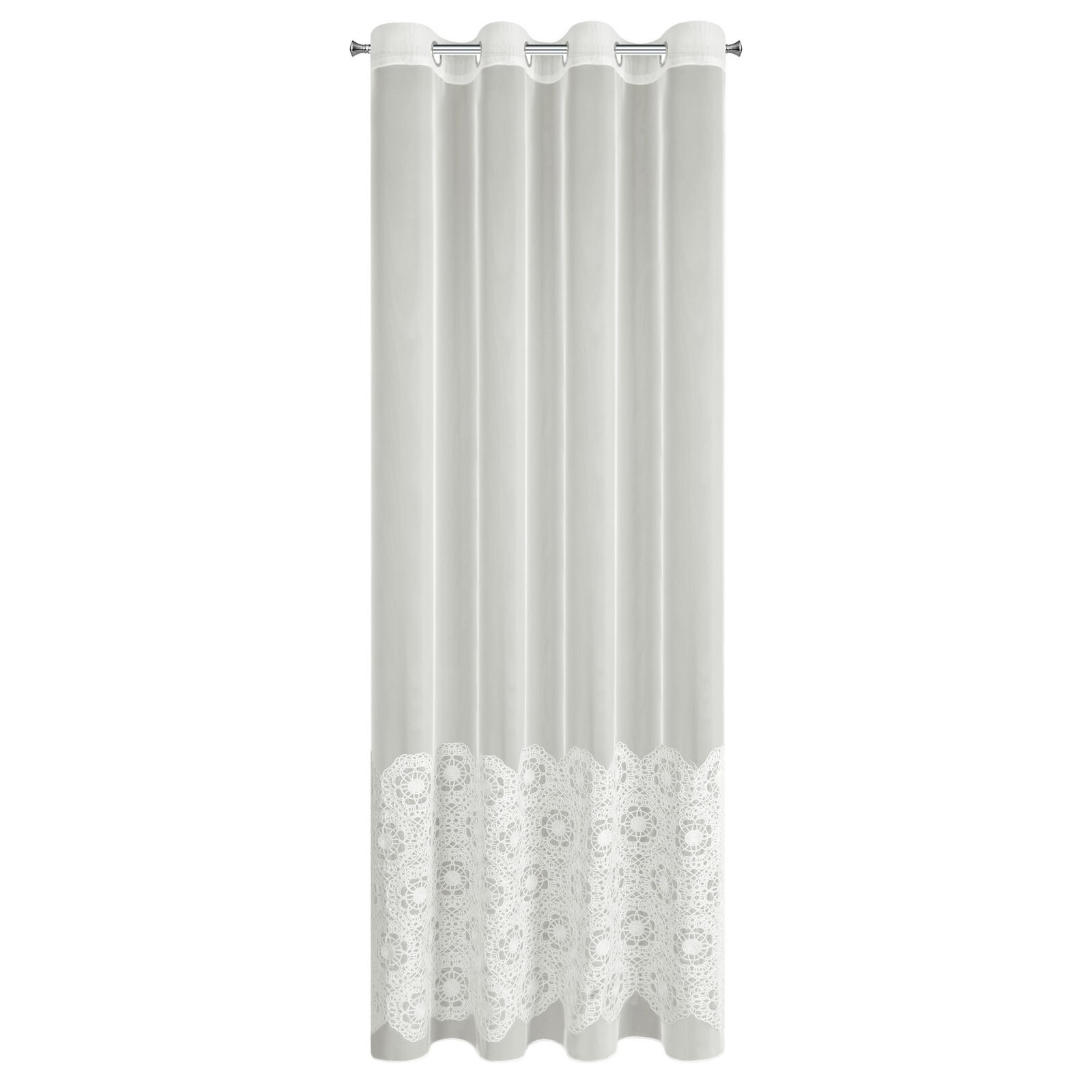 Hotová záclona LIZA naturální - na průchodkách