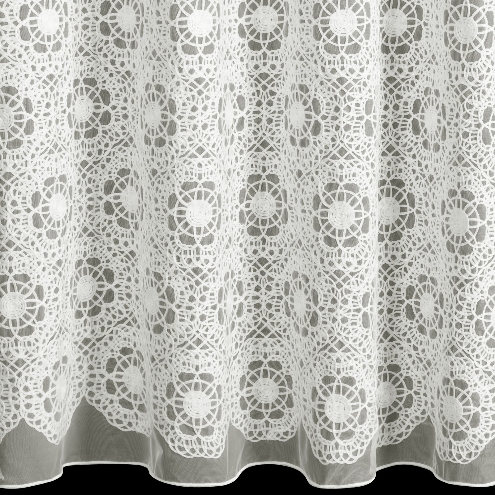 Hotová záclona LIZA naturální - na průchodkách