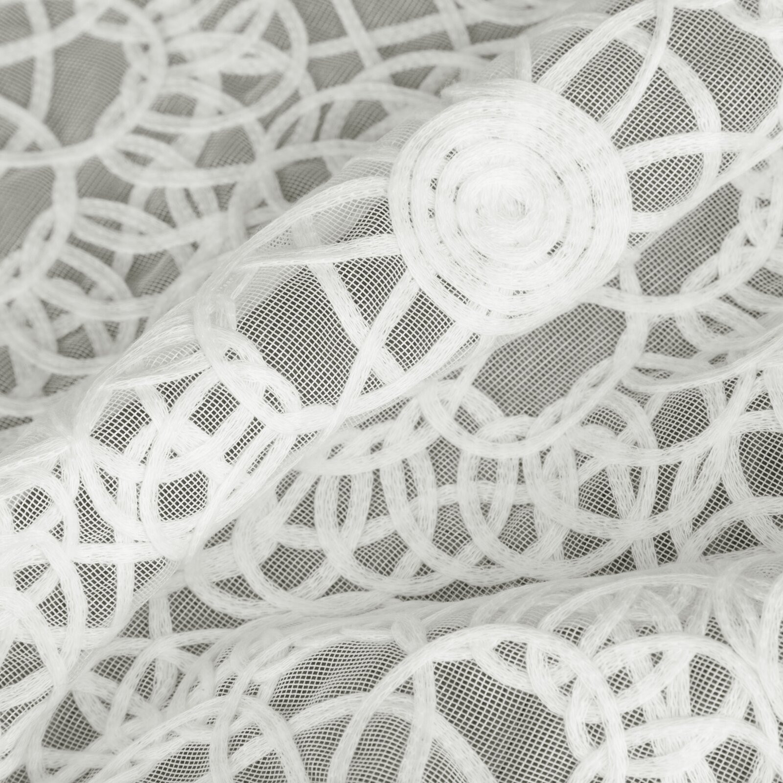 Hotová záclona LIZA naturální - na průchodkách