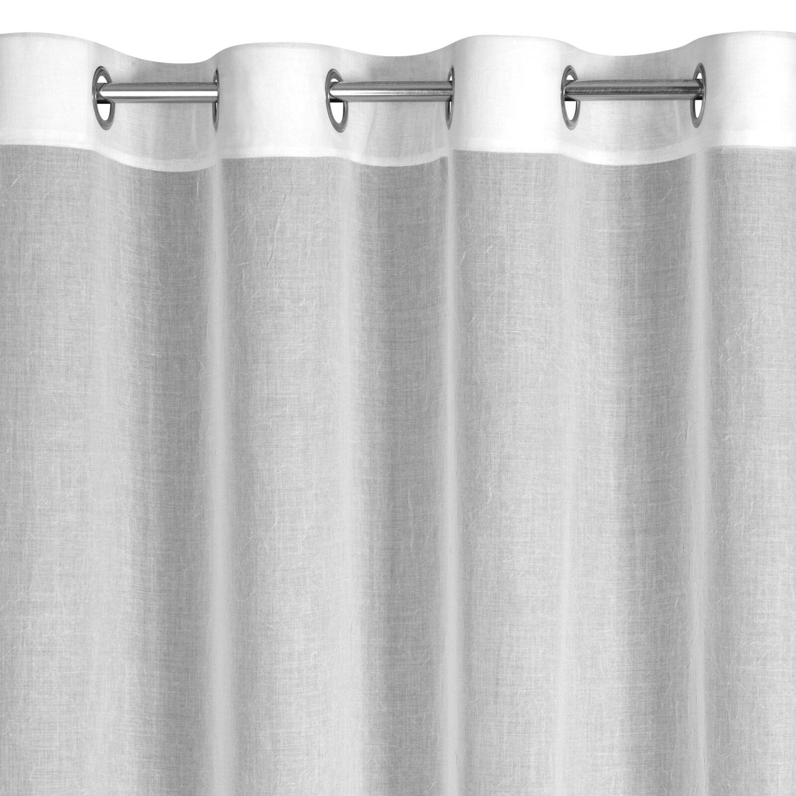 Hotová záclona MARINA bílá - na průchodkách