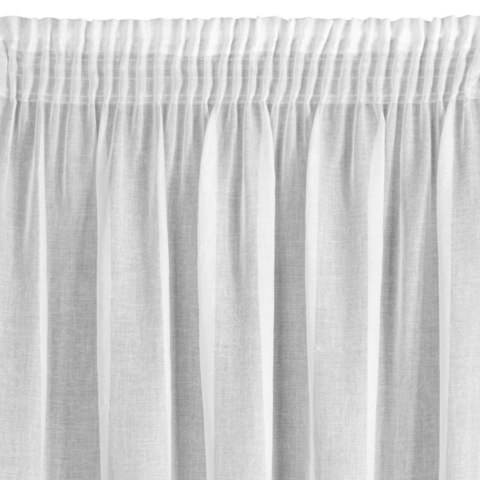 Hotová záclona MARINA bílá - na pásce