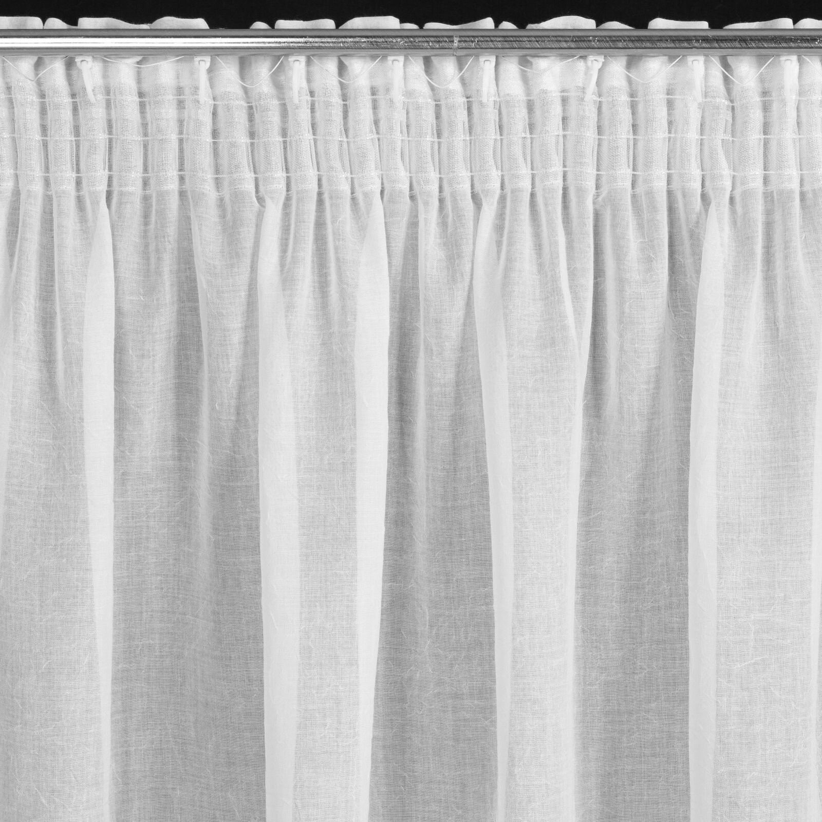 Hotová záclona MARINA bílá - na pásce