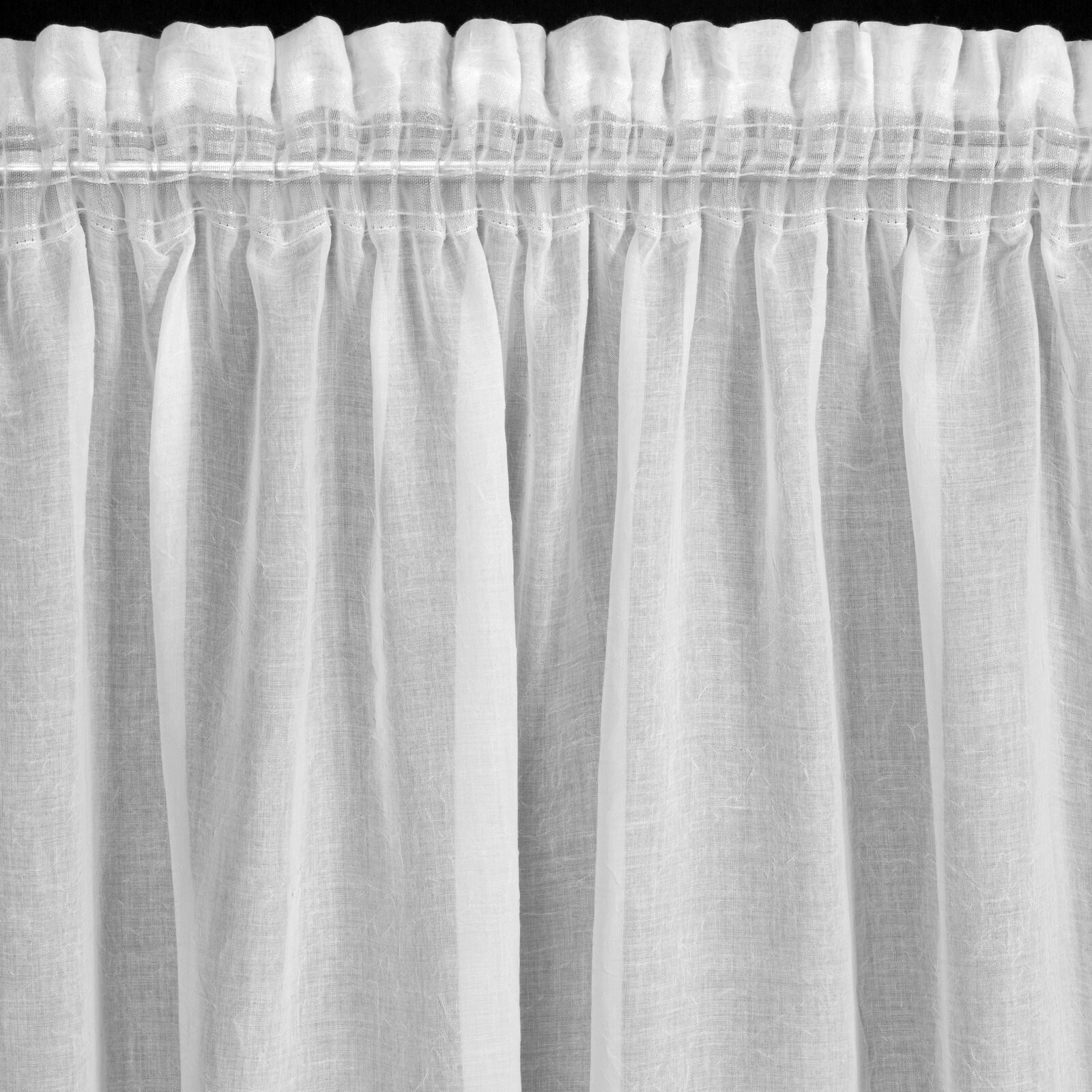 Hotová záclona MARINA bílá - na pásce