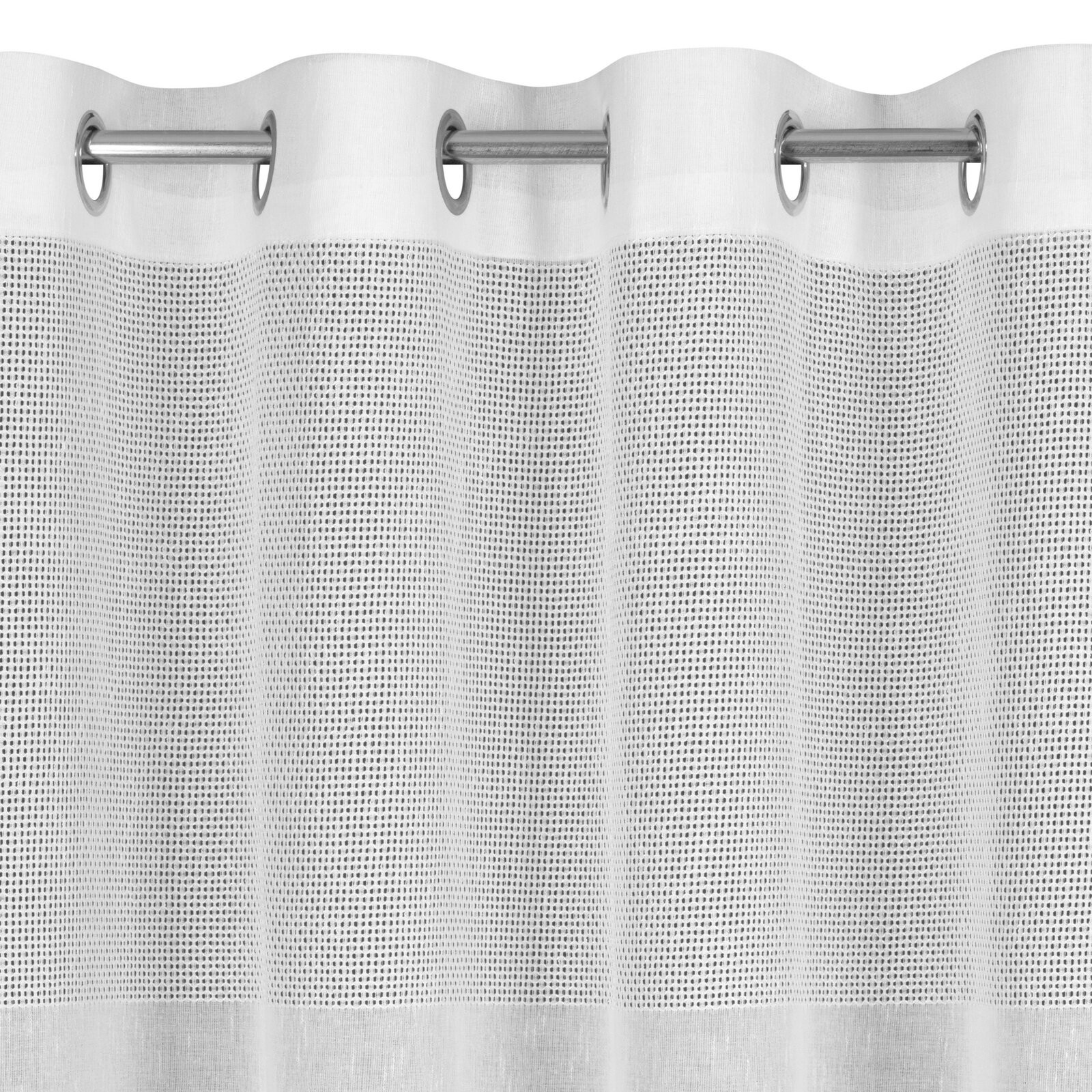 Hotová záclona MARISA bílá - na průchodkách