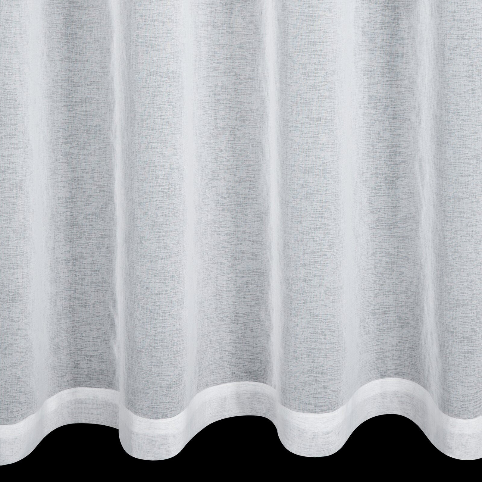 Hotová záclona MELISA bílá / béžová - na průchodkách