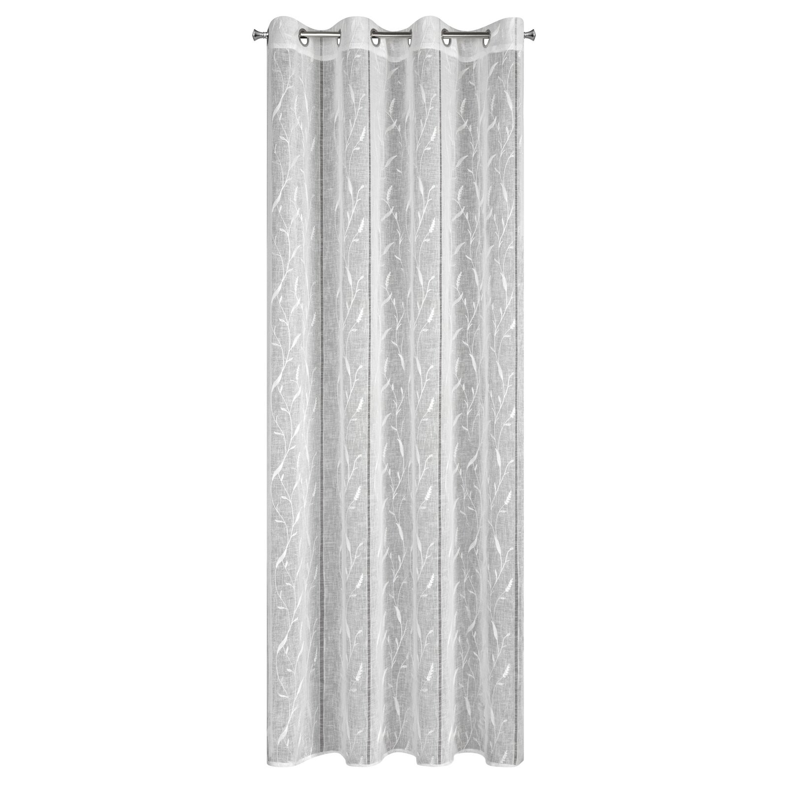 Hotová záclona MELODY B bílá - na průchodkách