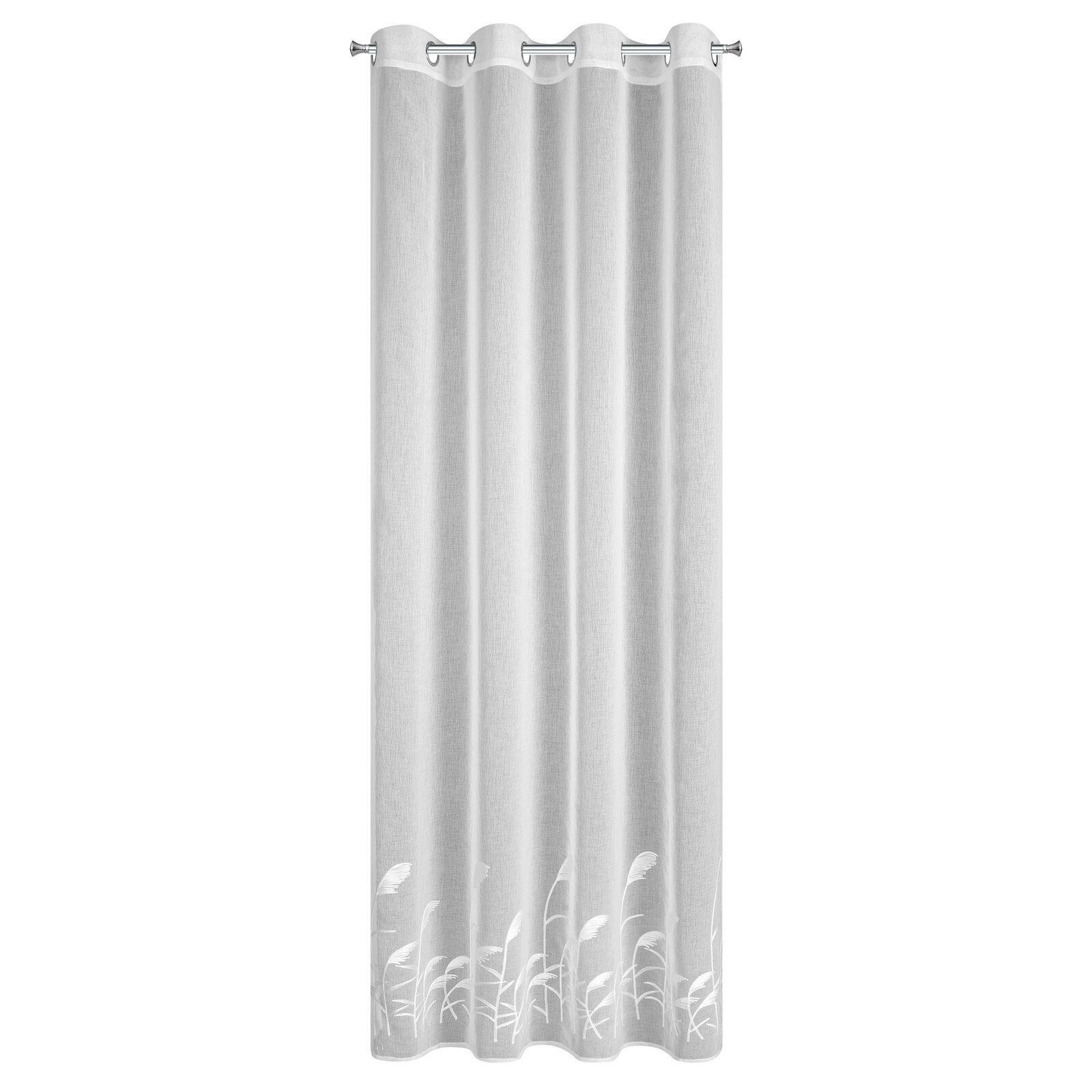 Hotová záclona TASHA bílá - na průchodkách