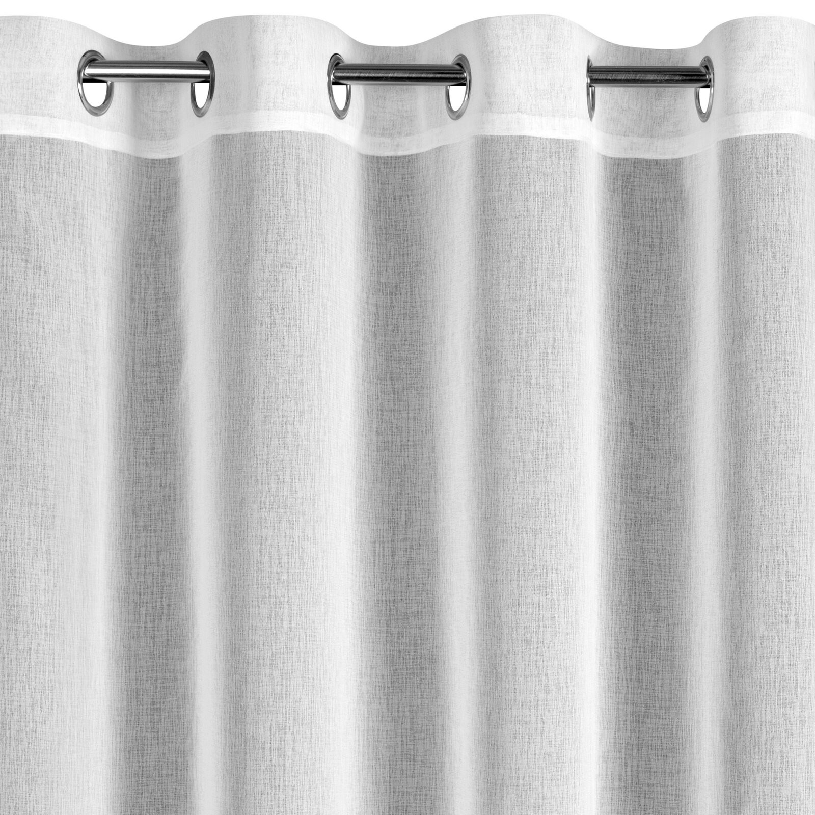 Hotová záclona TASHA bílá - na průchodkách