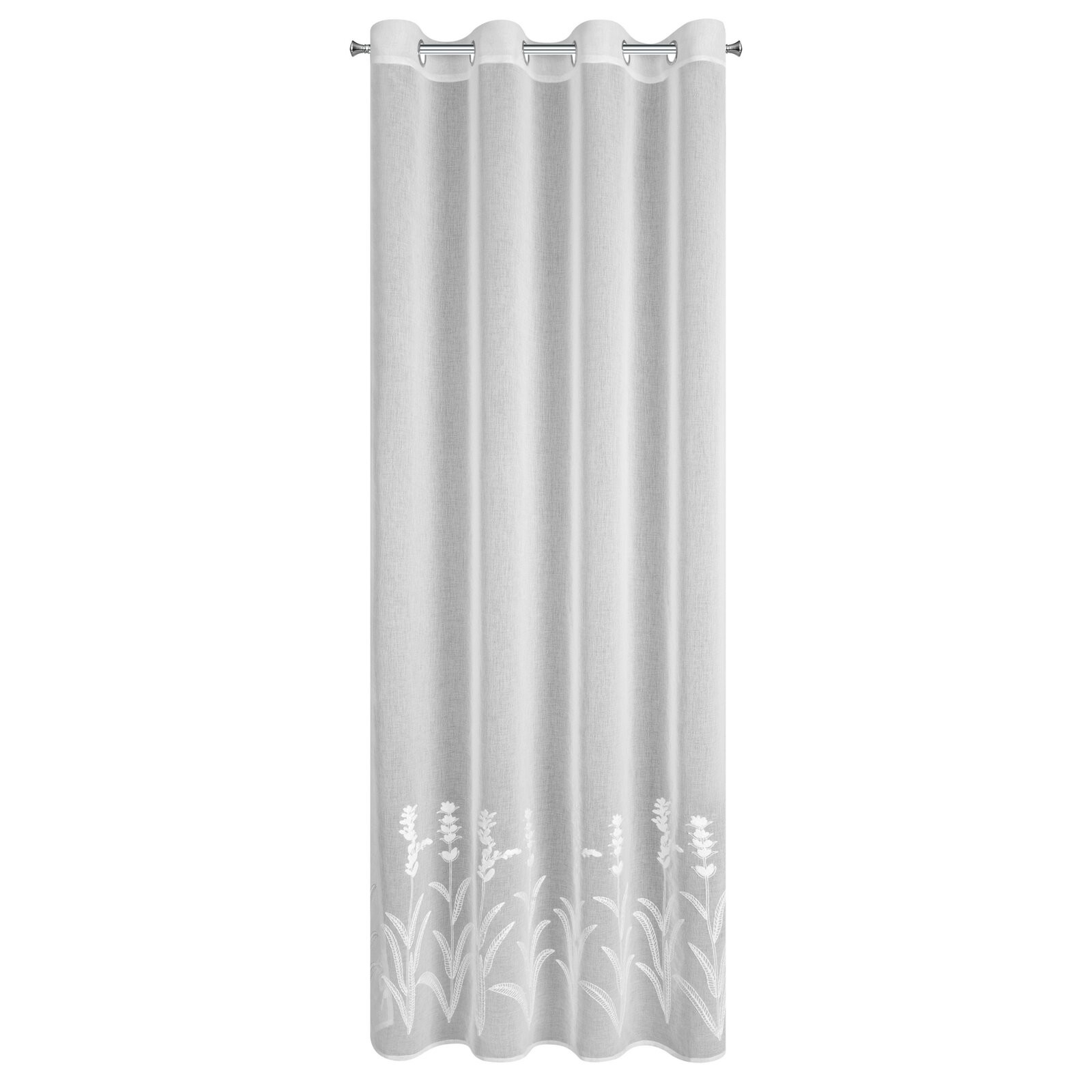 Hotová záclona TONYA B bílá - na průchodkách