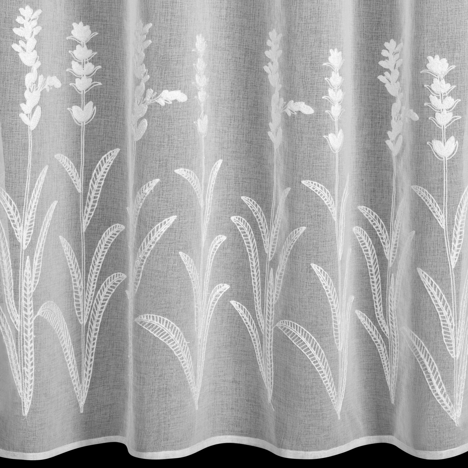 Hotová záclona TONYA B bílá - na průchodkách