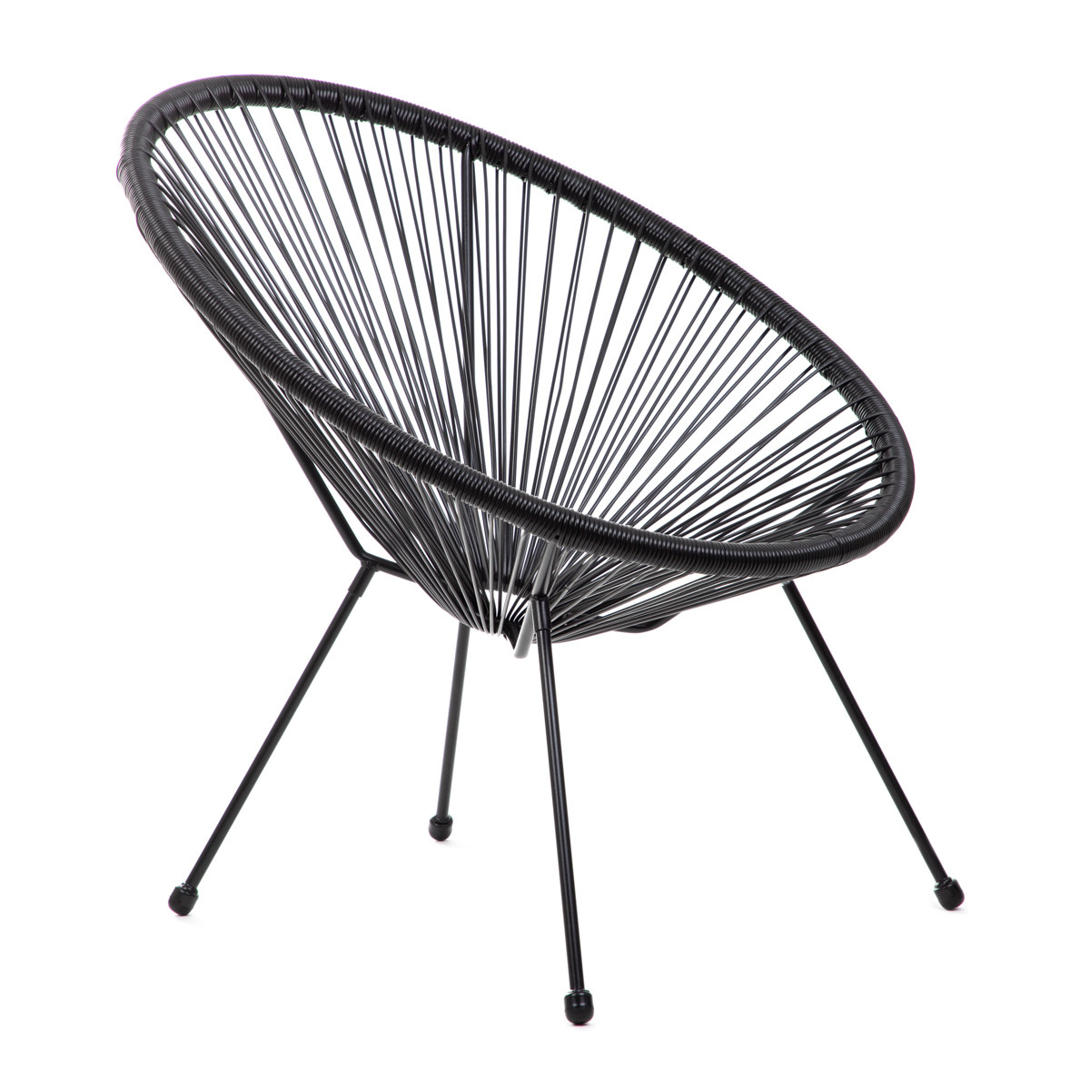 Křeslo ACAPULCO FIESTA černé 891958