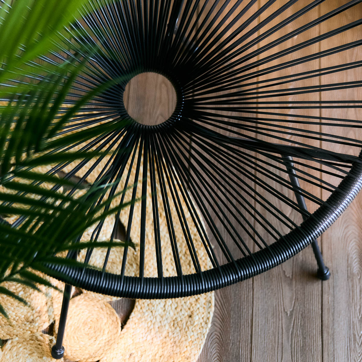 Křeslo ACAPULCO FIESTA černé 891958