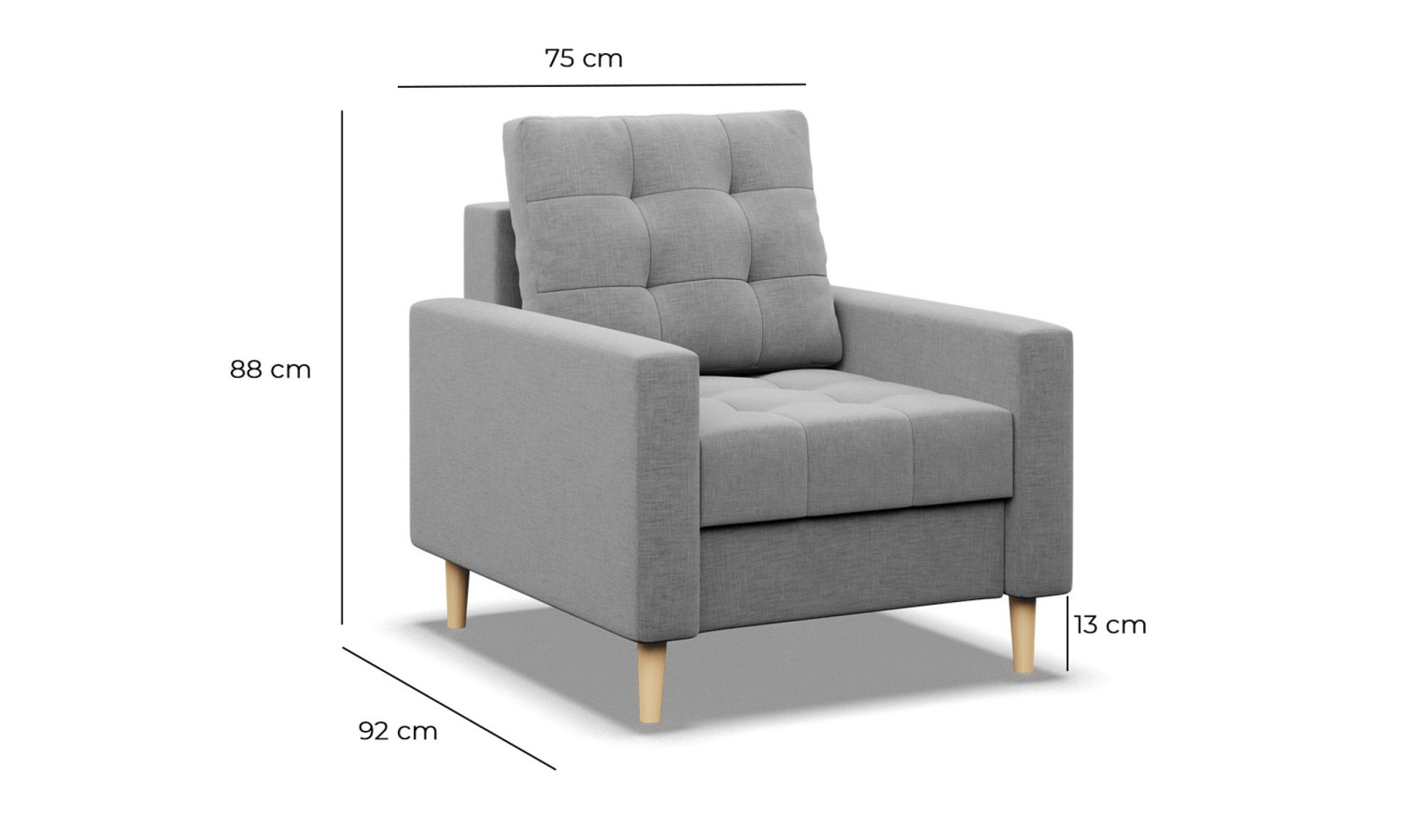 Křeslo ELMA cappuccino