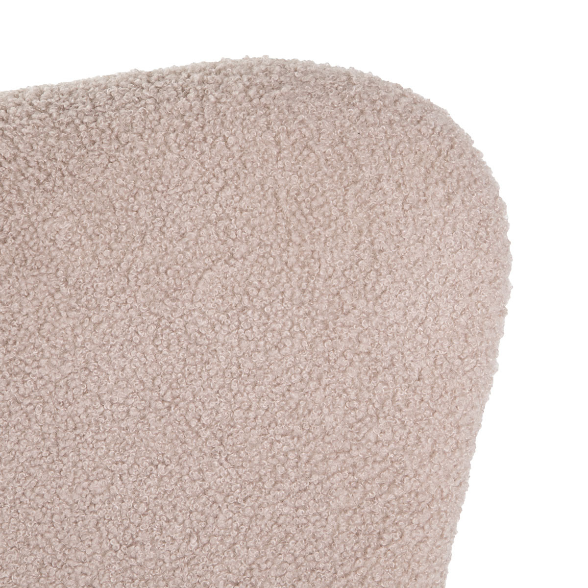 Houpací křeslo LUNNIE béžové TEDDY BOUCLÉ 856766