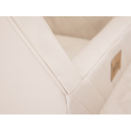 Přepravní sedačka TRIP béžová, ekokůže