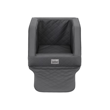Přepravní sedačka TRIP grafitová, ekokůže