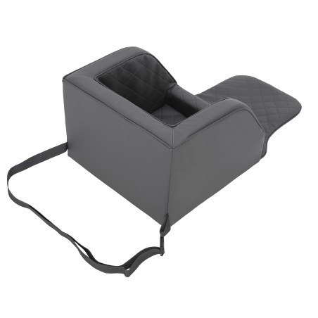 Přepravní sedačka TRIP grafitová, ekokůže