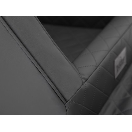 Přepravní sedačka TRIP grafitová, ekokůže