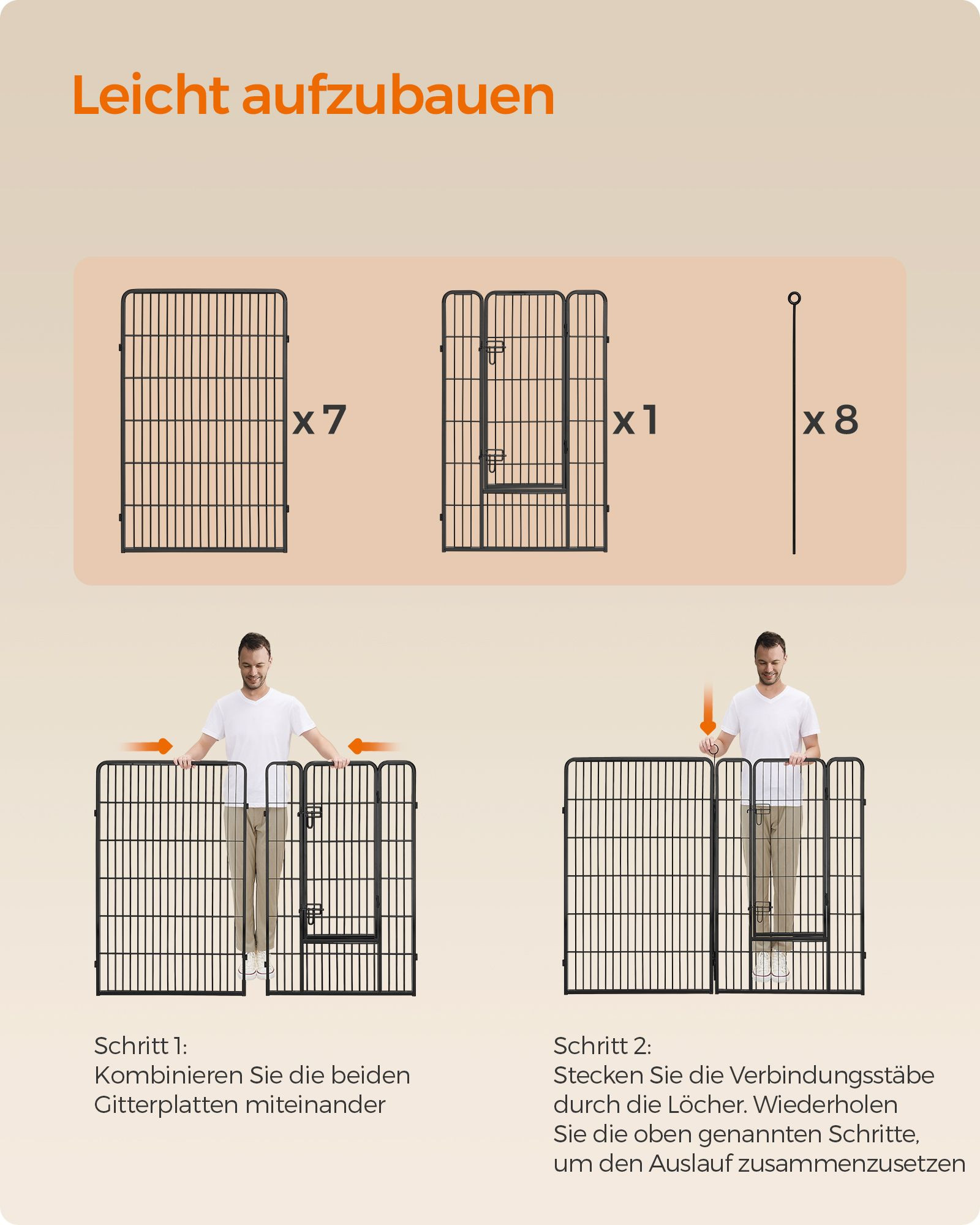 Ohrádka pro psy a domácí zvířata PPK012B01