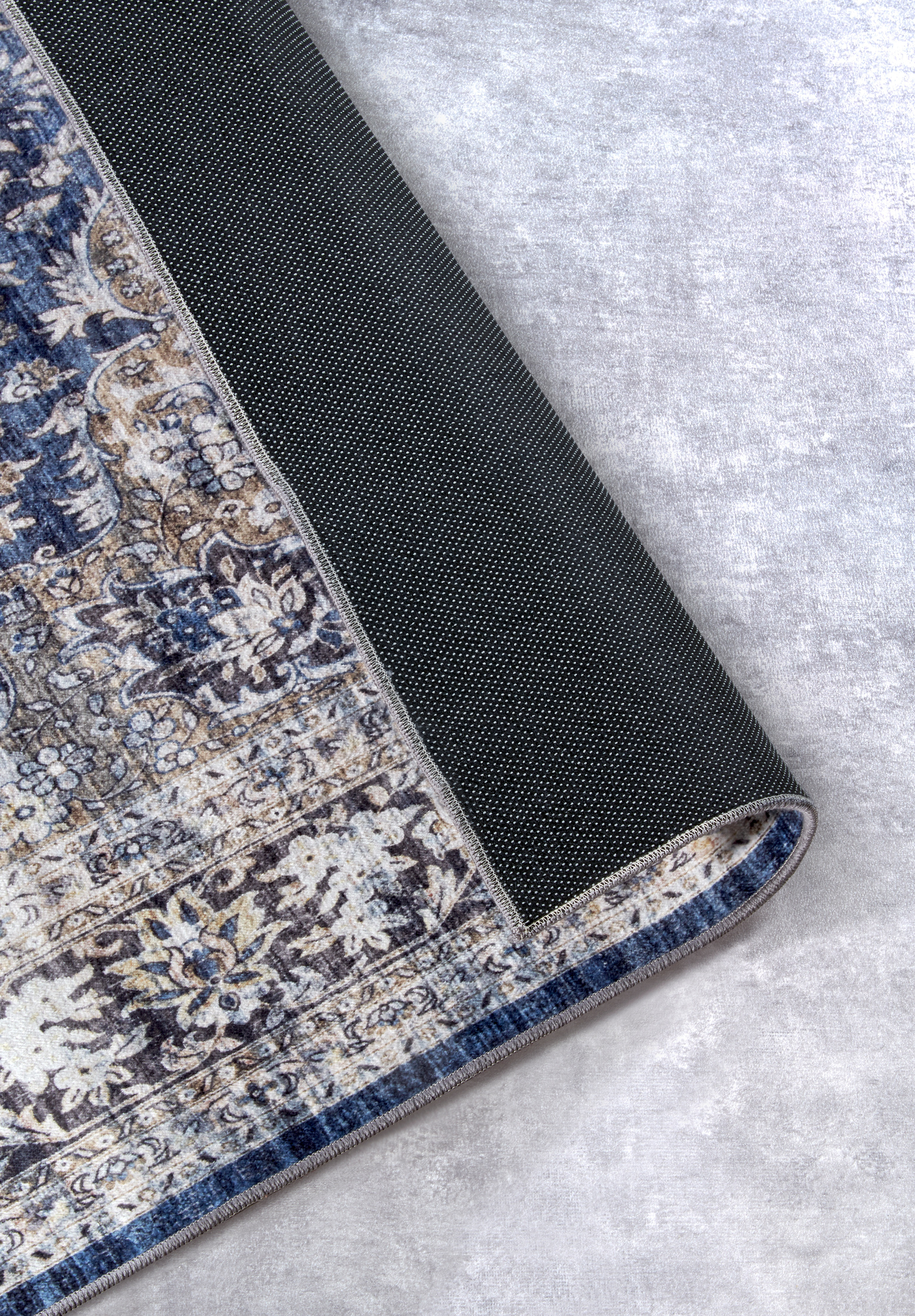 Koberec Hanse Home Asya Aurora tmavomodrý / krémový