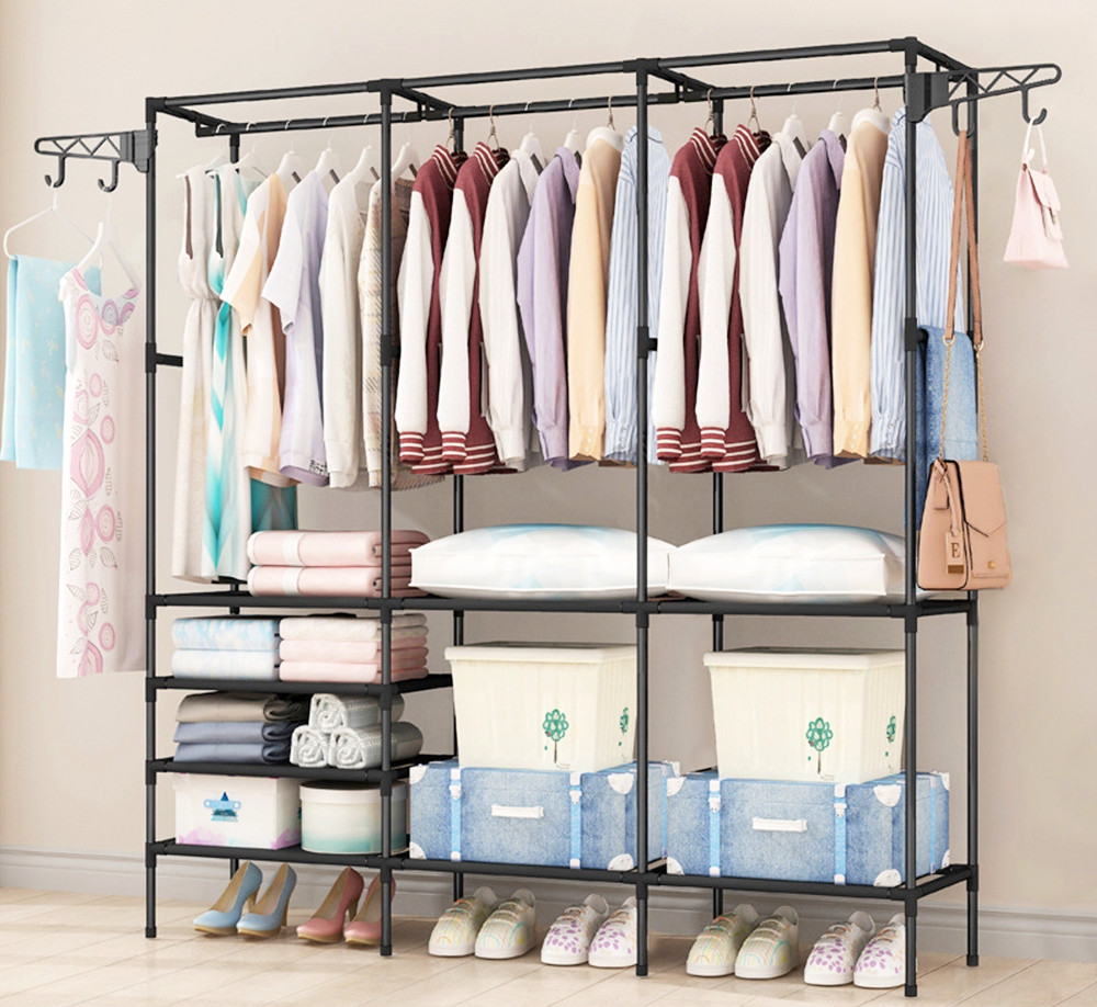 Šatní skříň SYNTIA černá