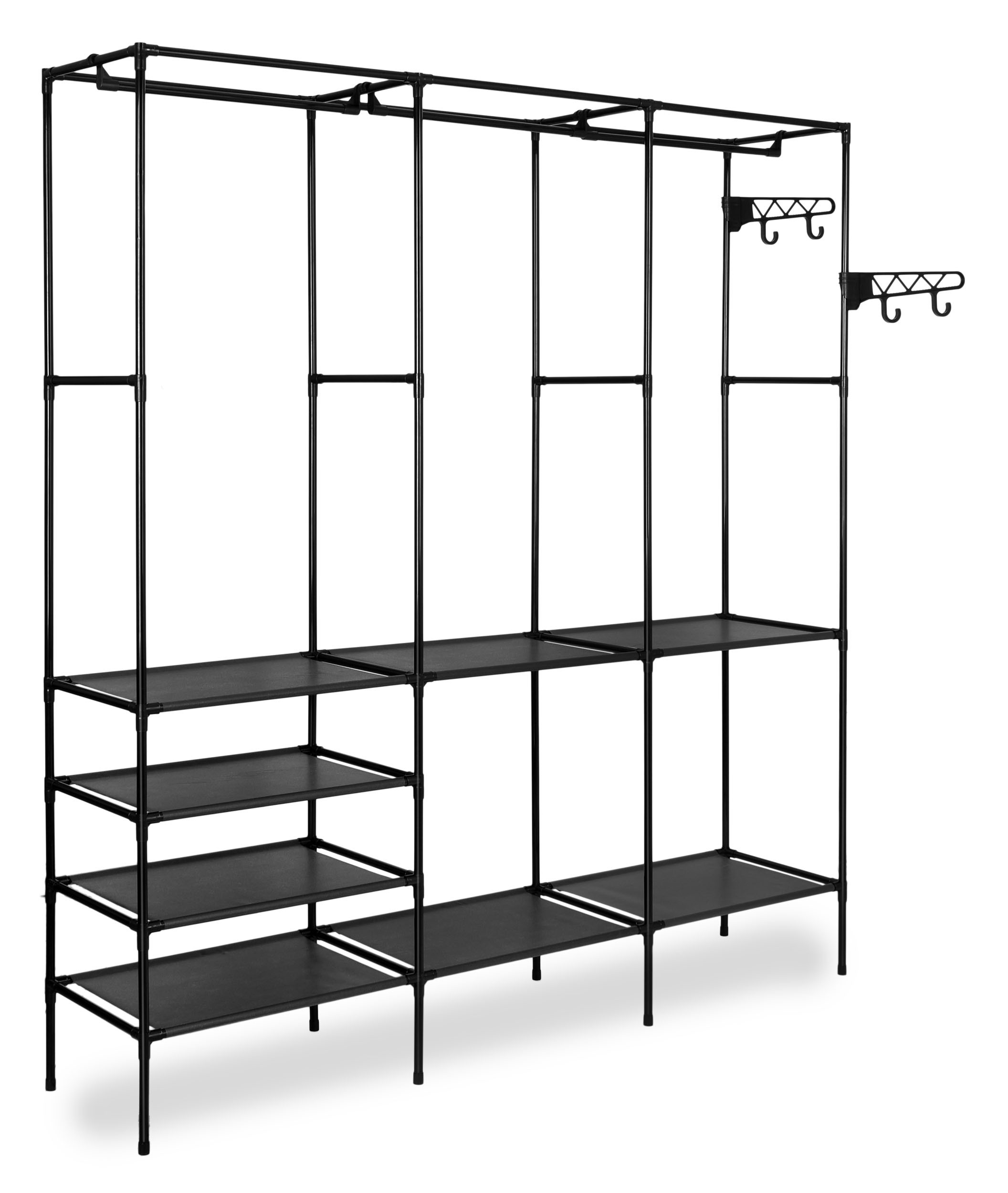 Šatní skříň SYNTIA černá