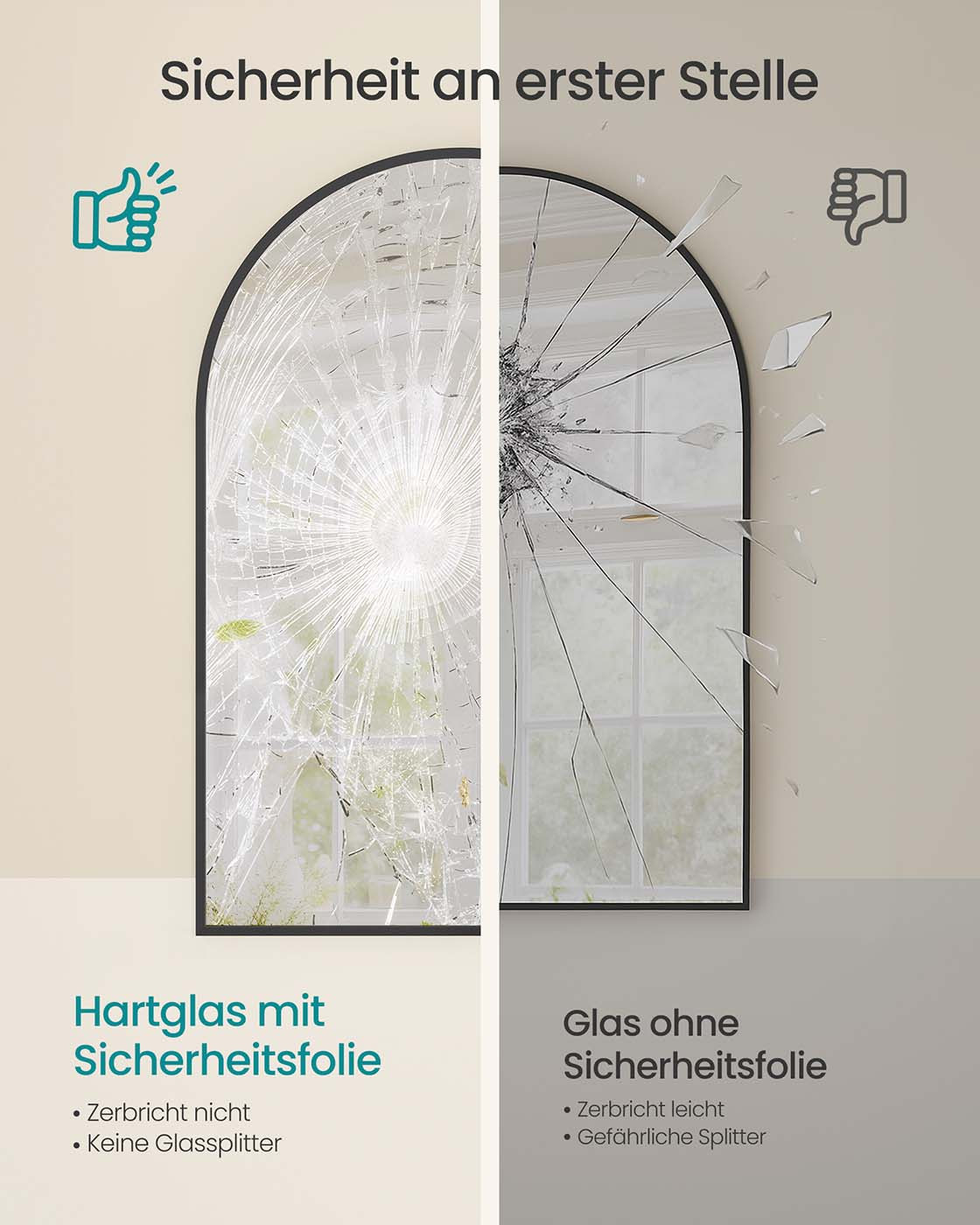 Závěsné zrcadlo LWM011BD01