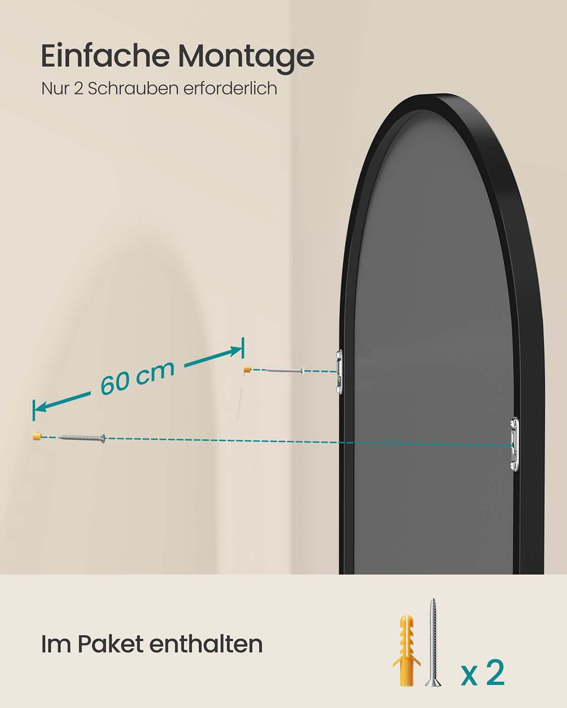 Závěsné zrcadlo LWM011BD01