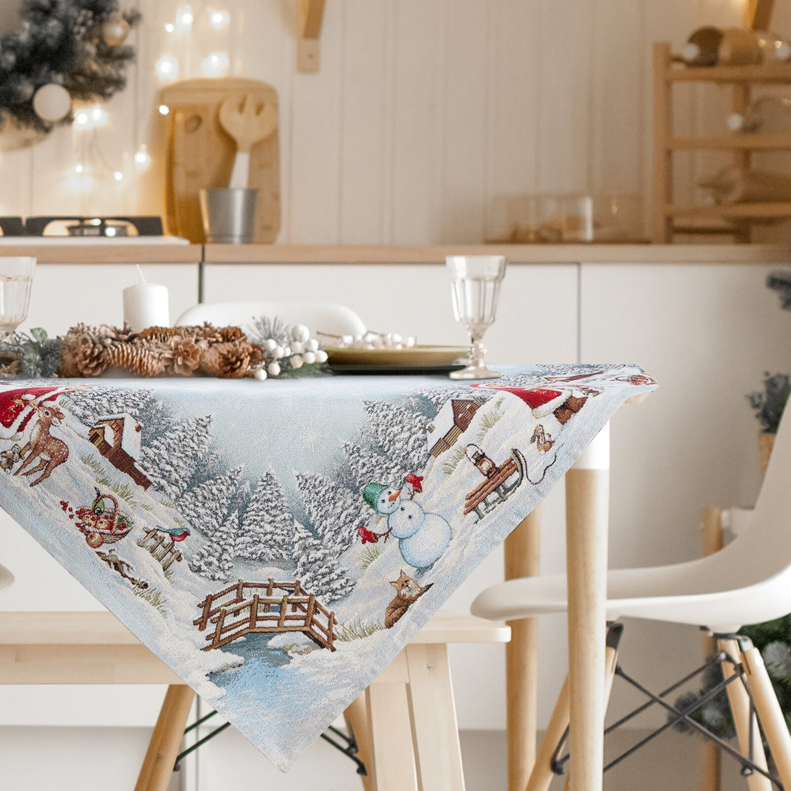 Ubrus GOB 1154 stříbrný