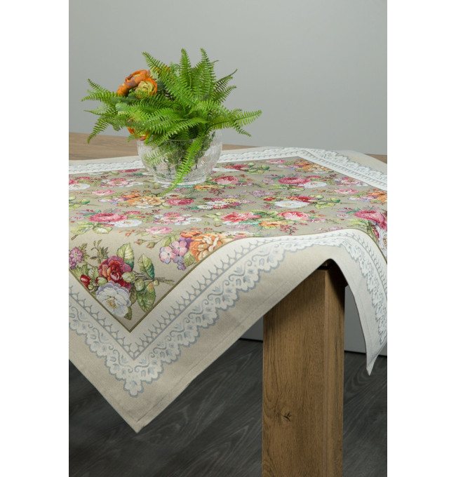 Ubrus GOB 1175 světle šedý / růžový