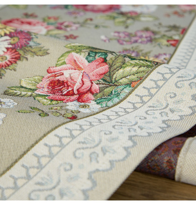 Ubrus GOB 1175 světle šedý / růžový