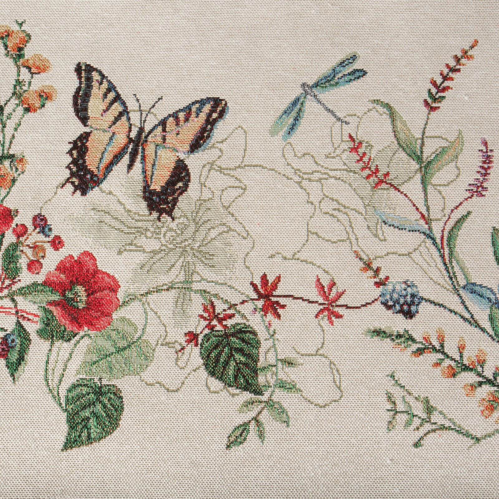 Ubrus GOB SPRING naturální / červený