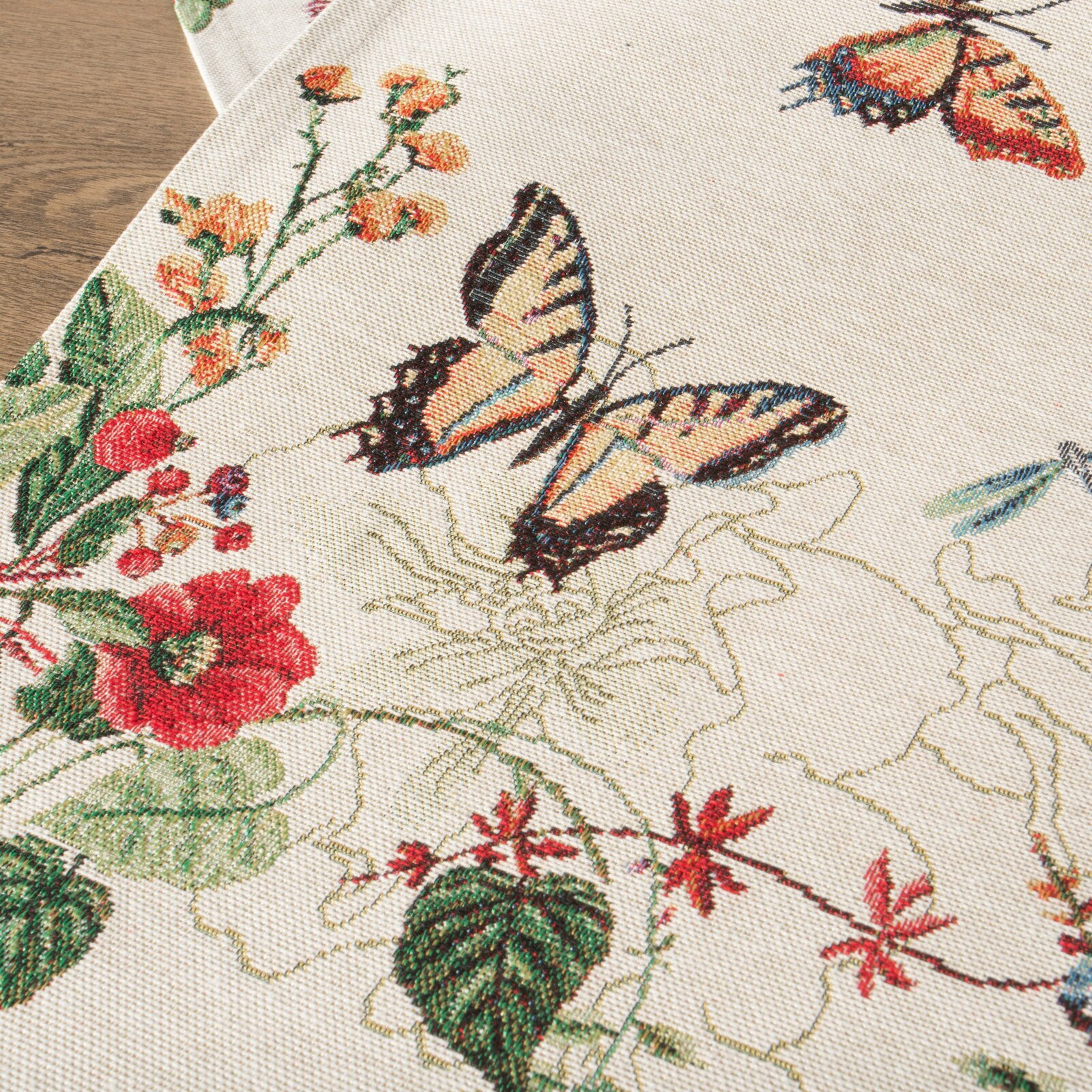 Ubrus GOB SPRING naturální / červený