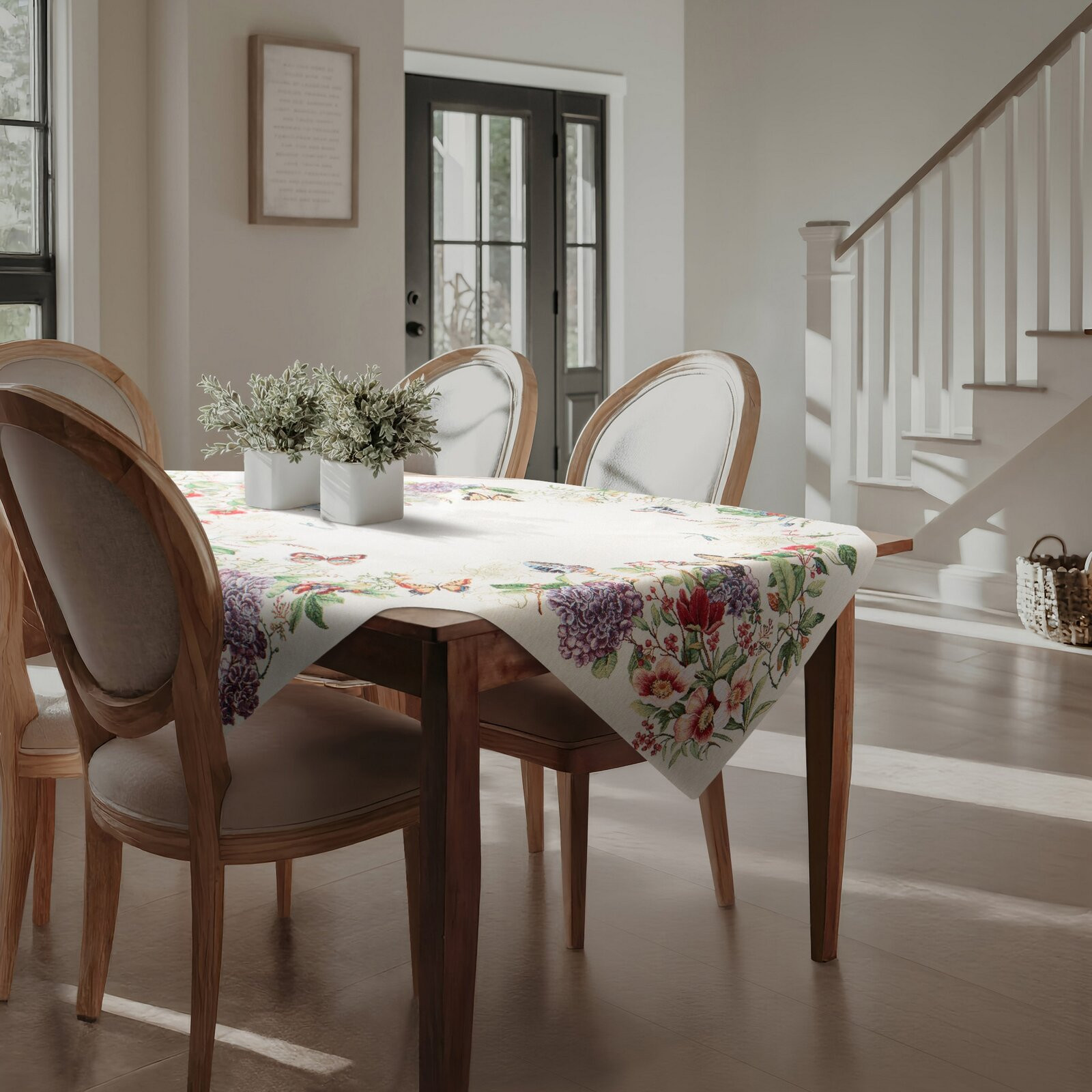 Ubrus GOB SPRING naturální / červený