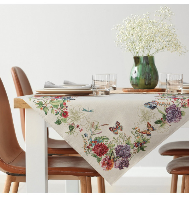 Ubrus GOB SPRING naturální / červený