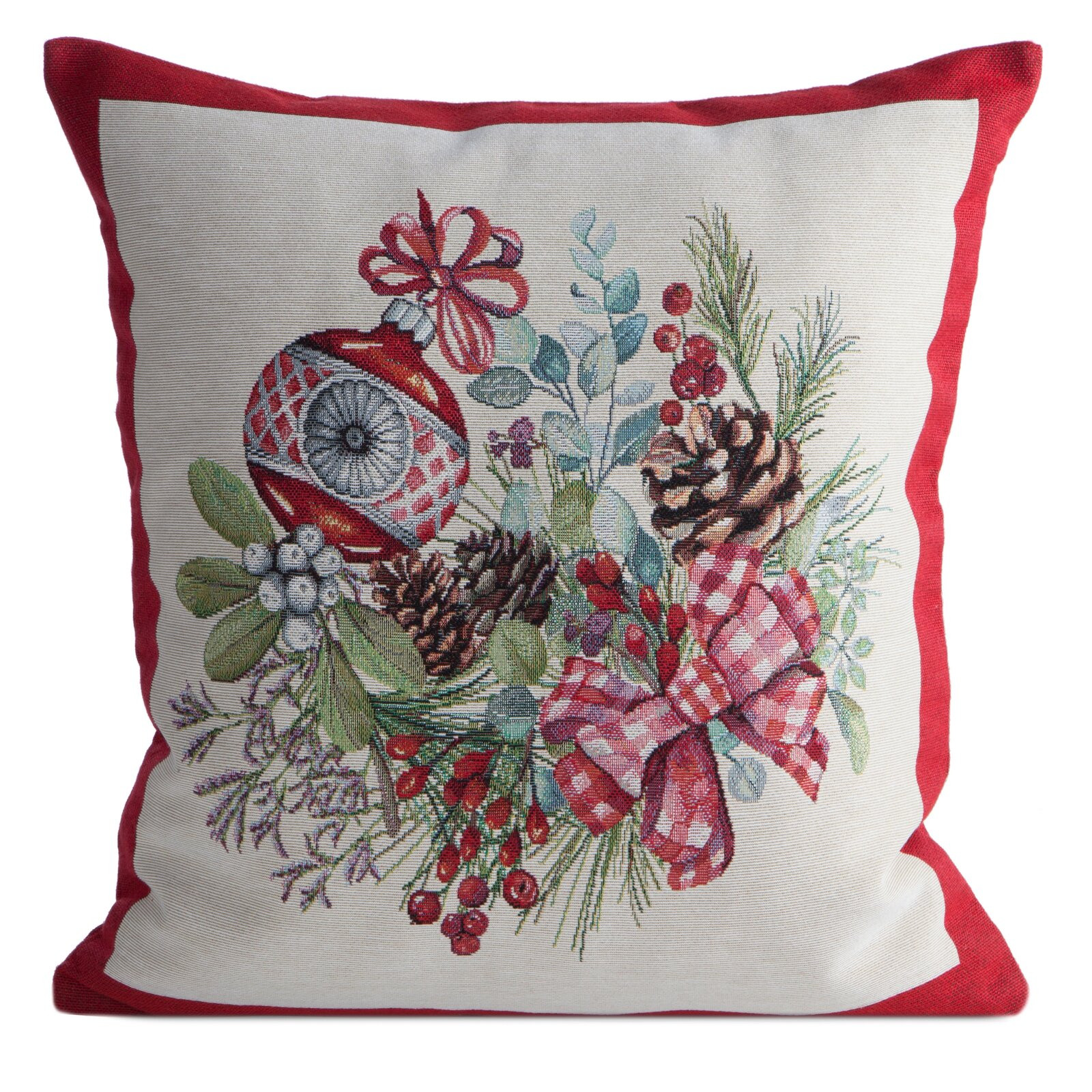 Povlak na polštář CHRISTMAS GOB 1320 naturální