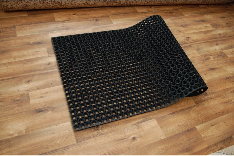 Gumová rohožka Azurová